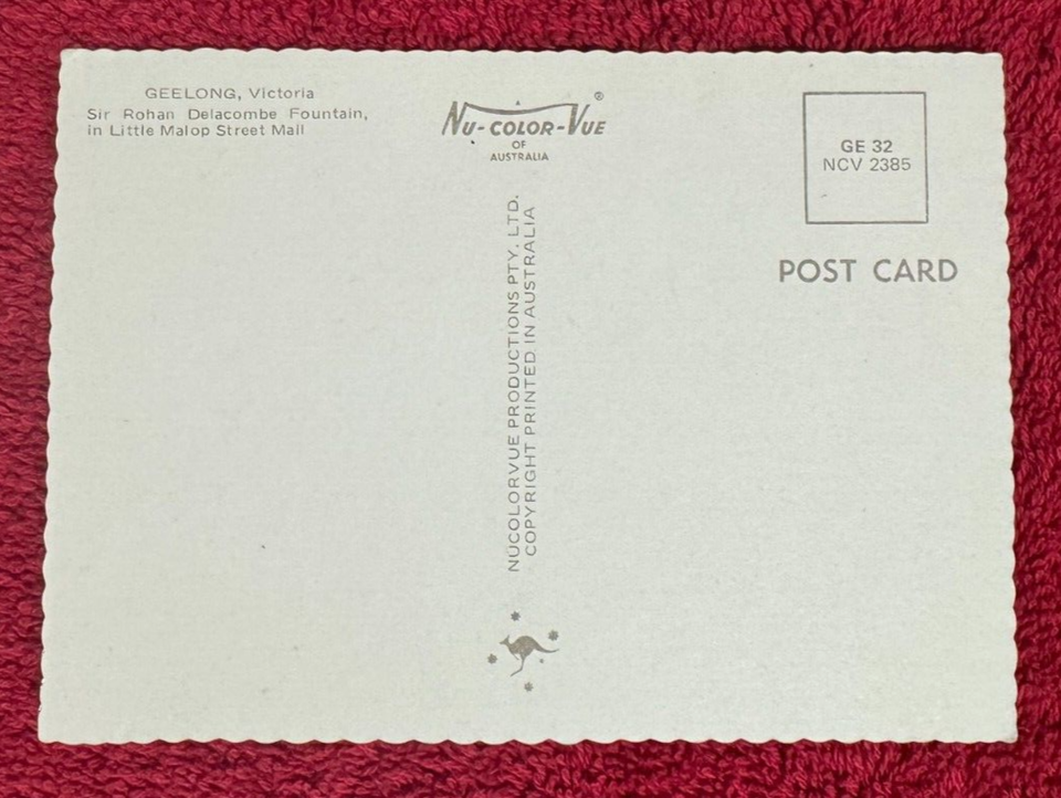 Postcard Geelong Victoria Little Malop Street Mall UNMAILED eBay