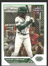 Yerlin Confidan #PD-142 2023 Topps Pro Debut Daytona Tortugas