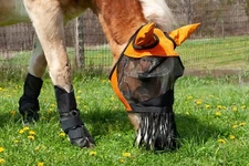 Comfort Mesh Fly Mask with String Nose-Many Colors- HORSE SIZE