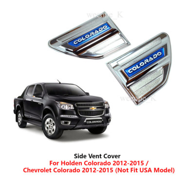 CHROM SEITENLÜFTUNG SEITENSCHLITZE ABDECKUNG passend für CHEVROLET HOLDEN COL...