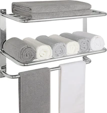 Bathroom Towel Rack with Tower Bars - SUS 304 Stainless Steel Lavatory Bath Towe