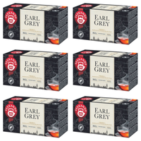 Teekanne - Earl Grey - NatüRliche Schwarzer Tee Mit Bergamotte - 6X20 Teebeutel