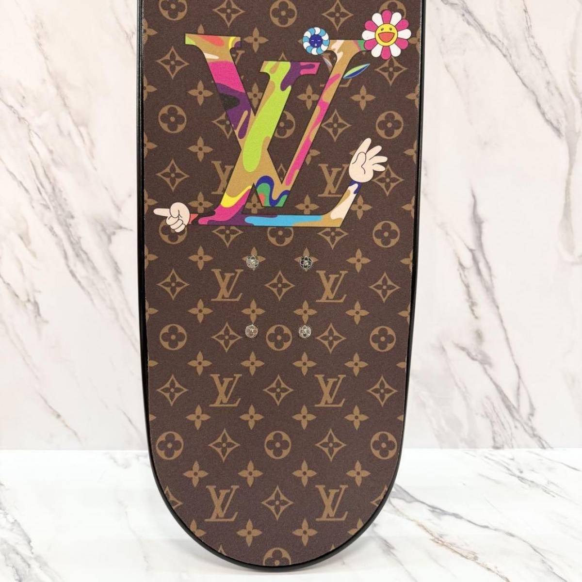 Louis Vuitton x Takashi Murakami skateboard monogram EN13613 panda