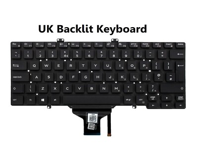 Neue UK englische Tastatur mit Hintergrundbeleuchtung für Dell Latitude 5410 1-Punkt 0V5H1J V5H1J