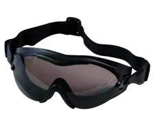 Black SWAT Tec Single Lens Tactical Goggle - Anti-Scratch Anti-Fog UV400