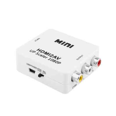 HDMI to RCA Converter 1080p HD Up Scaler AV Adapter CVBS PAL NTSC CRT Retro PC