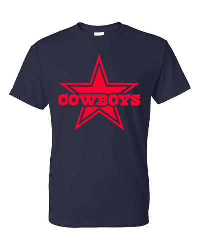 Dallas Cowboys Star T-Shirt All Colors + Design Colors Sizes S-5XL & Youth Kids - Picture 11 of 29