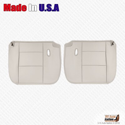 2005 2006 2007 Ford Crown Victoria Driver & Passenger Bottom Leather Cover Tan