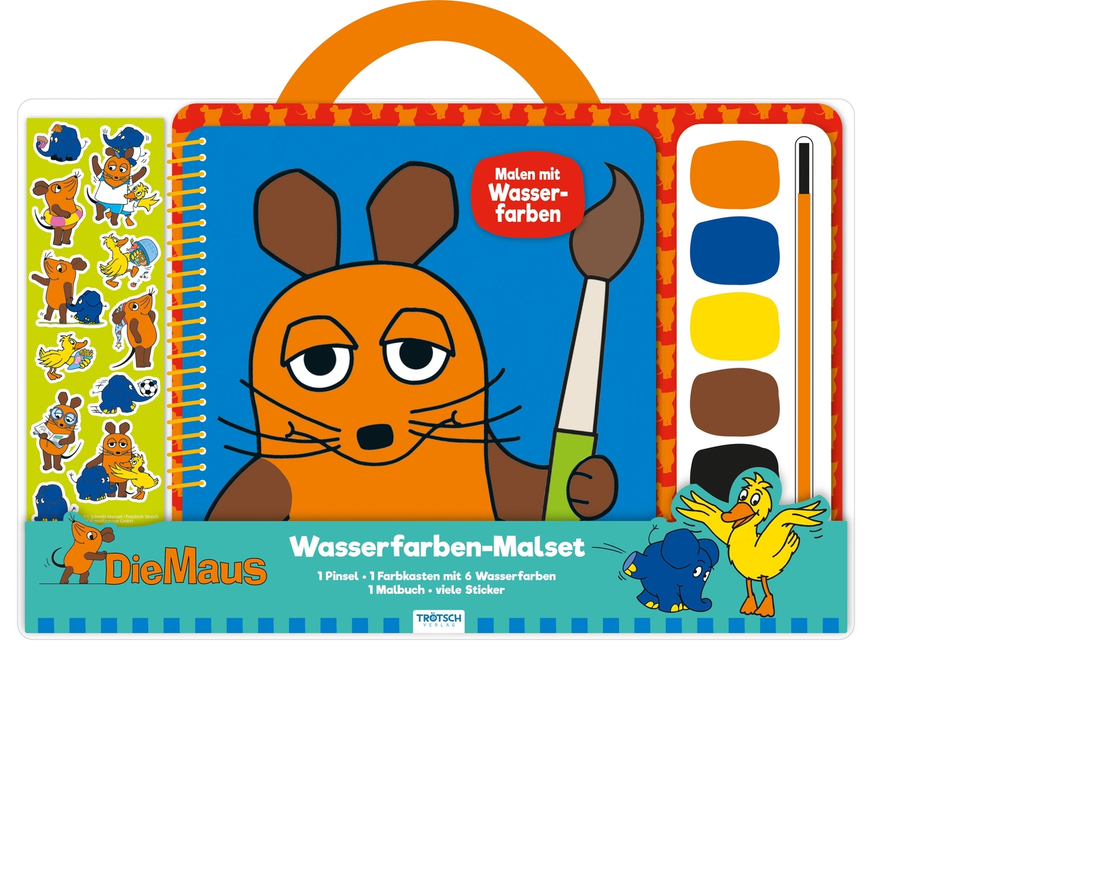 Thumbnail - Trötsch Die Maus Wasserfarbenmalset