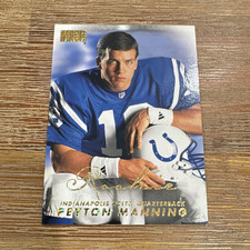 SkyBox 1998 Premium Peyton Manning #231 Rookie Indianapolis Colts Football Card. rookie card picture
