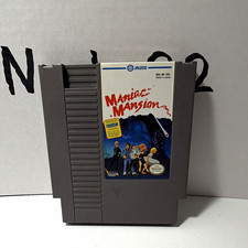 Maniac Mansion Nintendo NES NTSC-U/C Action Adventure Battery Backup TESTED
