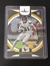 2025 Panini Honors Football Jayden Higgins Gold Prizm # /10 RC Texans Rookie WR