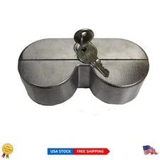 YOKEMK4-KA Dual Knob Tractor Air Brake Lock - Keyed Alike, Heavy-Duty Security