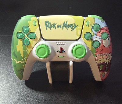 Custom Rick & Morty DualSense Wireless Controller For PS5 - TMR Upgrade 