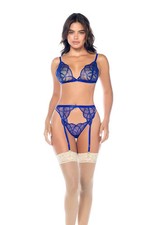 Mapale Gemstone Dreams Bralette Bra Set Size L/XL