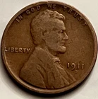 1911-D Lincoln Wheat Cent Denver Semi-Key G-VG Circulated Penny JC1738