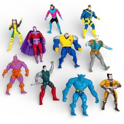 90s Marvel Toy Biz X-Men Figures Lot - Retro Mutant Super Heroes Mixed Set VTG