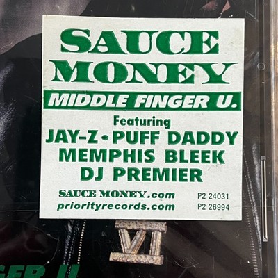 【メガレアCDs】Munk Wit Da Funk / Money Middle Finger U [PA] * by Sauce Money (CD, May-2000, Priority