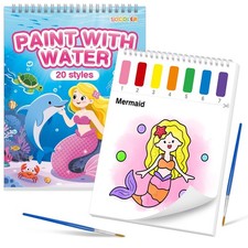 SOCOLER Paint with Water Coloring Books for 9.29 x 7.86 x 0.39 inches