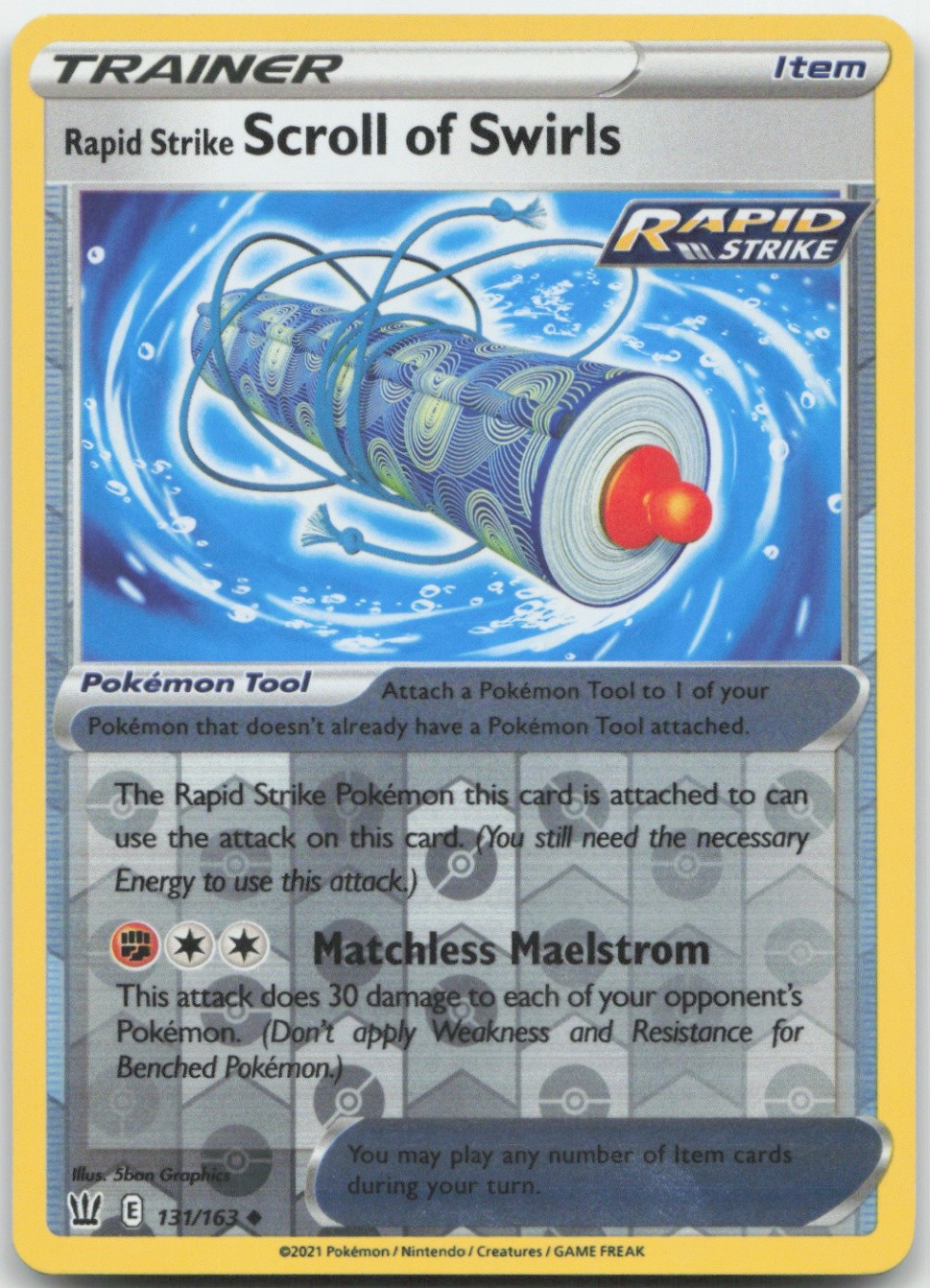 Rapid Strike Scroll of Swirls