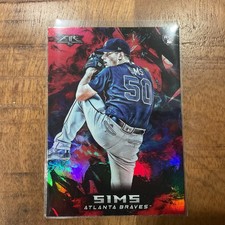 2018 Topps Fire Flame #148 Lucas Sims RC Rookie Card