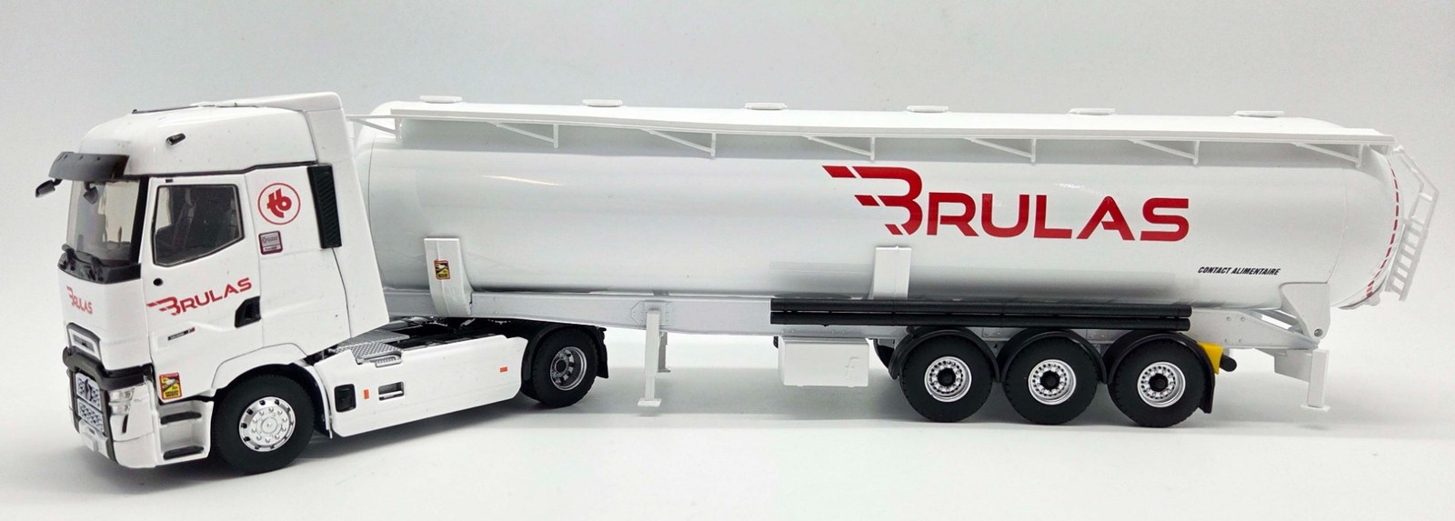 Modèle réduit camion citerne Renault T High 4x2 2023 Eligor Transports Brûlas en plastique et zamak