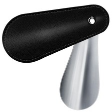Metal Shoe Horn 4.5 Inch, Short Mini Travel Leather Shoe Spoon for Women Man ...