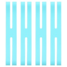 6 Inch H Band Silicone Rubber Bands, 5 Pcs Silicone Bands, Sky Blue