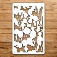Intricate Vine Large Reusable Wall Stencil For Painting DIY Home Decor Template
