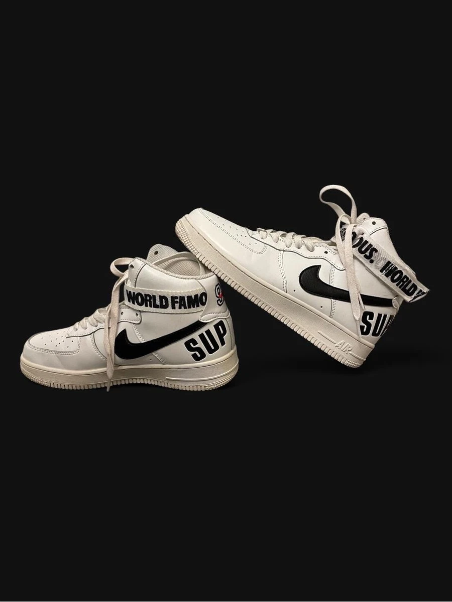Nike Supreme x Air Force 1 Supreme High White for Sale