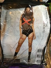 Ninja Of Darkness Costume A Woman Size Large W/ninja Sais