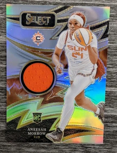 2025 Panini Select WNBA - Aneesah Morrow RC Silver Prizm Sparks Patch