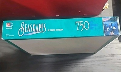 Seascapes 750 Piece Sealed Jigsaw Puzzle Milton Bradley 18x24