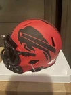 Buffalo Bills Red Autographed Mini Football Helmet Beckett Authenticated