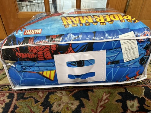 Vintage 2006 Marvel Spider-Man Twin Comforter Set JAY FRANCO POLYESTER - Picture 6 of 9