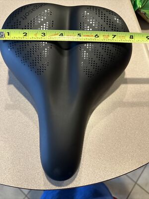 Megasoft Comfort Gel Saddle, Unisex, Black, With Suspension