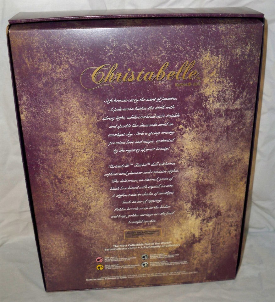 Barbie Limited Edition Gold Label Barbie : 2007 Christabelle Barbie Gold