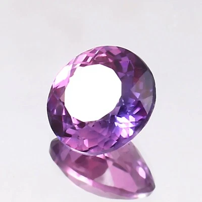 Natürlich Makellos Montana Violett Rosa Saphir 5.20 Karat Lose Rund Schliff - Bild 1 von 4