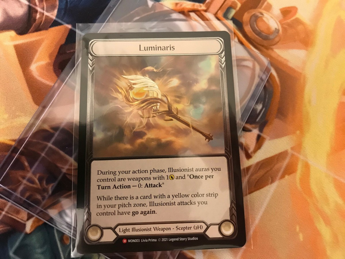 Luminaris Cold Foil Flesh and Blood TCG monarch 1st edition