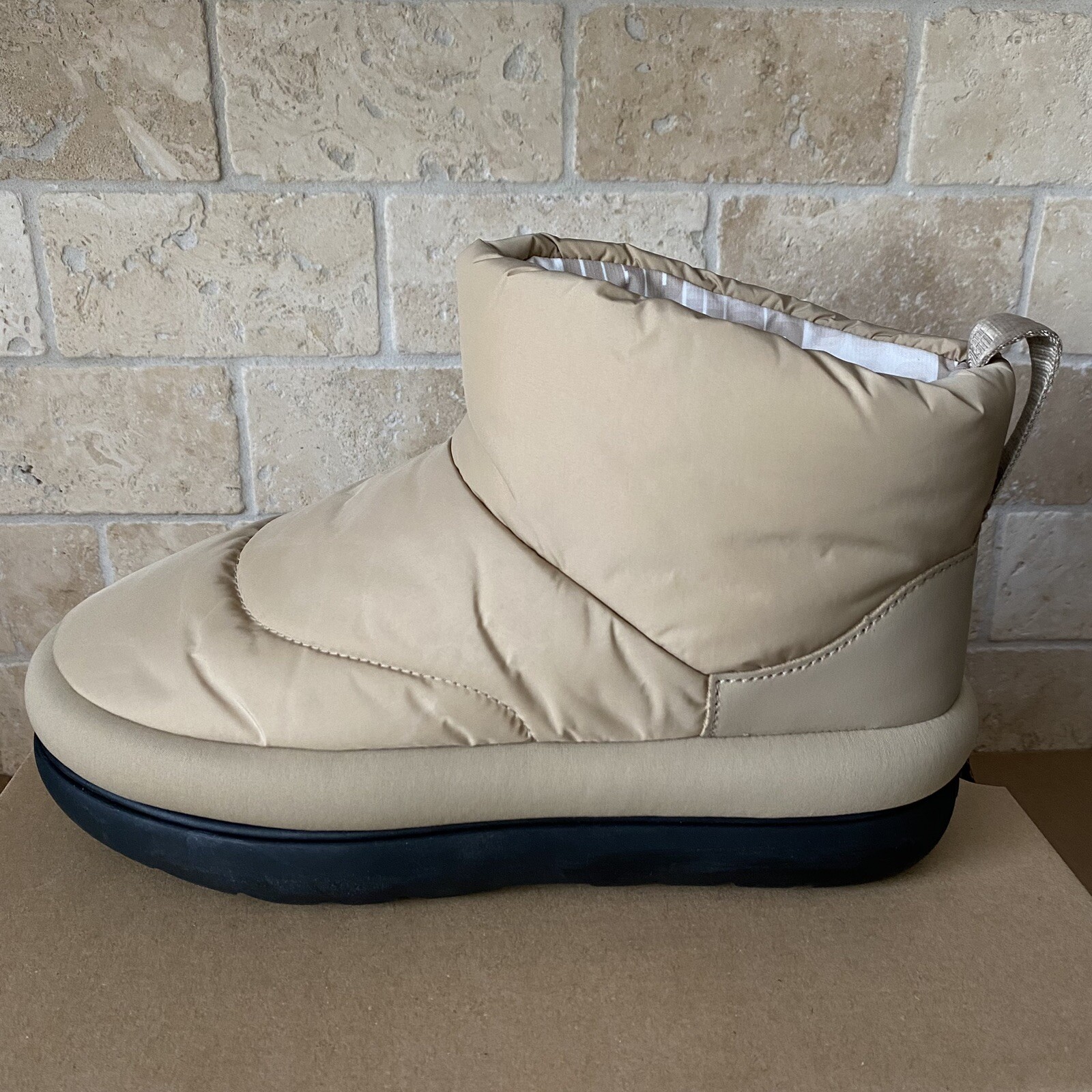 PANTOFOLA D’ORO STIVALETTI SLIP ON UGG CLASSIC MAXI MINI SENAPE SEED TAGLIA US 9 DONNA