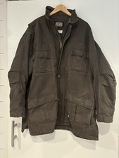 Big Smith Heavy Duty Field Coat Men's X-Large Regular Distressed Brown