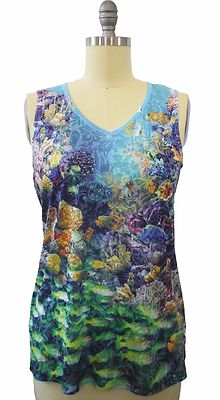 Tropical Fish Hawaii Soft light weight Sublimation Print MTVP-R329