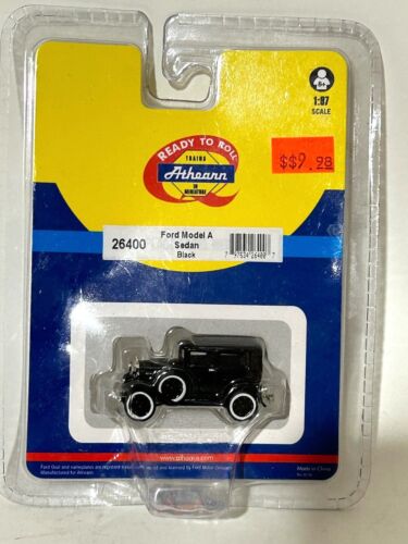 Athearn #26400 Ford Model A Sedan - Black
