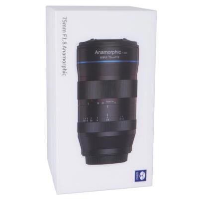 SIRUI 75mm F1.8 1.33x Anamorphic Lens APS-C for Micro Four Thirds