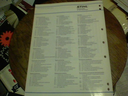 Stihl RE 400 K, RB 400 K spare parts list   1992-07 [1991-07] - Picture 6 of 6