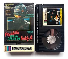 A Nightmare On Elm Street 2 Freddy's Revenge  Videomax Betamax Beta Tape Mexico