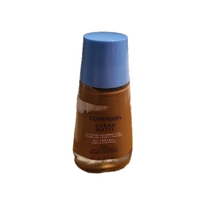 Covergirl Clean Oil Control Matte Liquid Foundation Makeup #570 DEEP GOLDEN