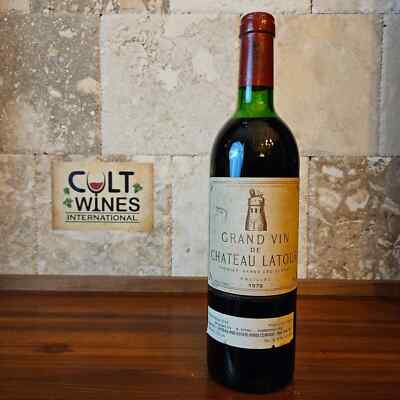 1979 Chateau Latour Bordeaux wine, Pauillac
