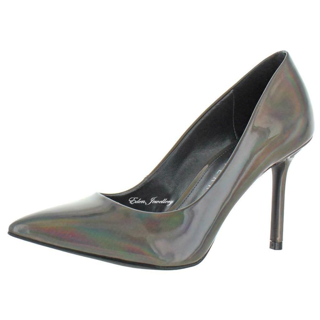 The SISSY by KATY PERRY Iridescent PU Black Stiletto Heels Dress