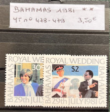 TIMBRES BAHAMAS 1981 YT N° 478 ET 479 NEUFS ** MNH
